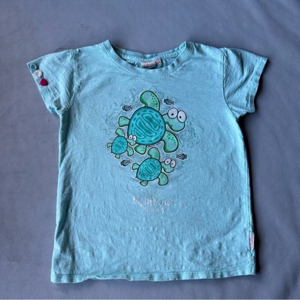Sea Turtle Graphic Tee ~ Girls Size 10